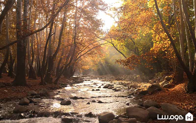 روستا و رودخانه برغان کرج