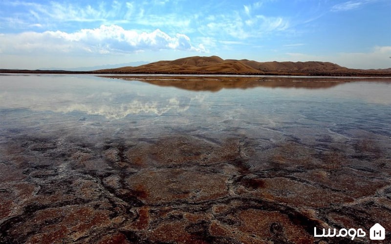 جزیره سرگردان کویر مرنجاب