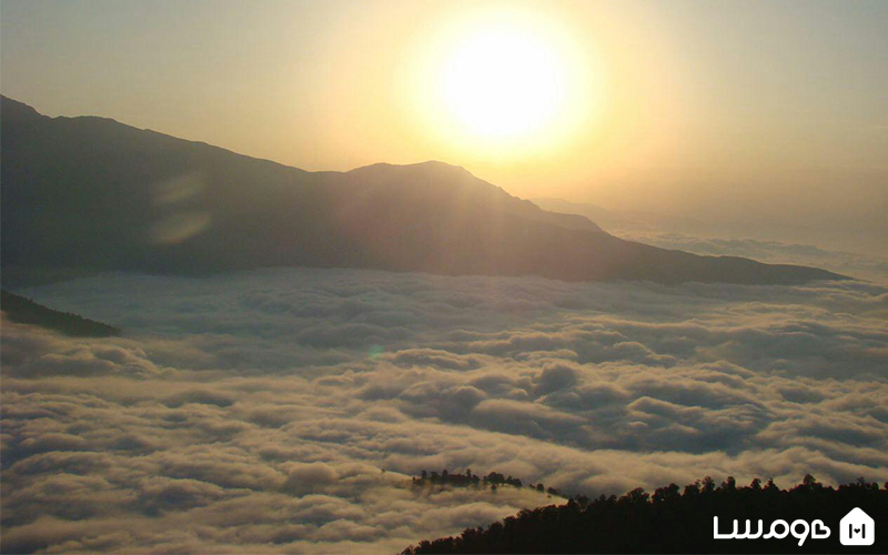 غروب روستای مازیچال