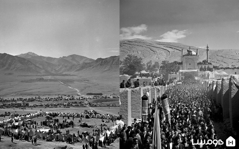 مراسم قالیشویان در مشهد اردهان در گذشته