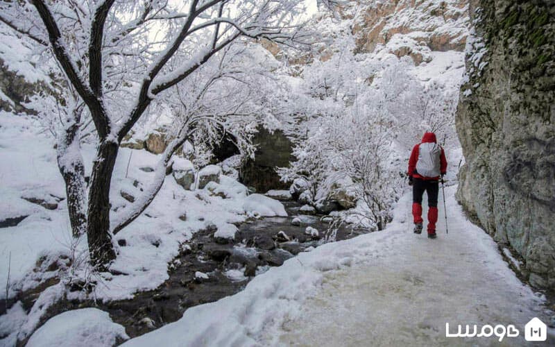 عکس برفی درکه