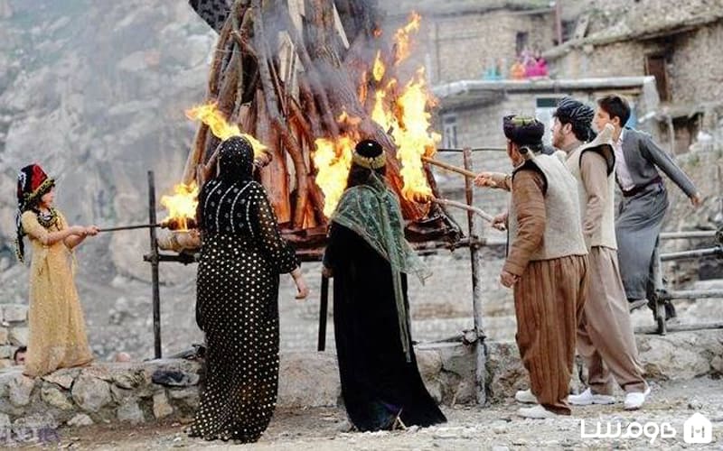 چهارشنبه سوری در کردستان
