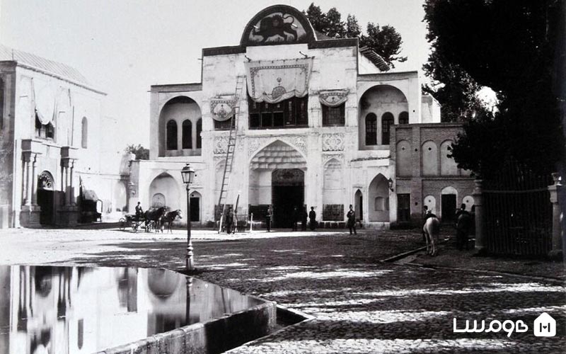 عکس تاریخی کاخ گلستان 