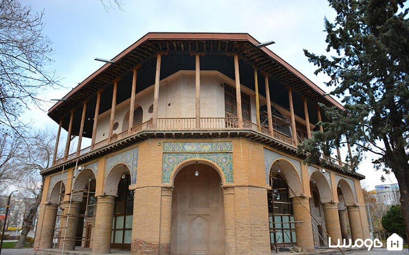 عکس کاخ چهلستون قزوین