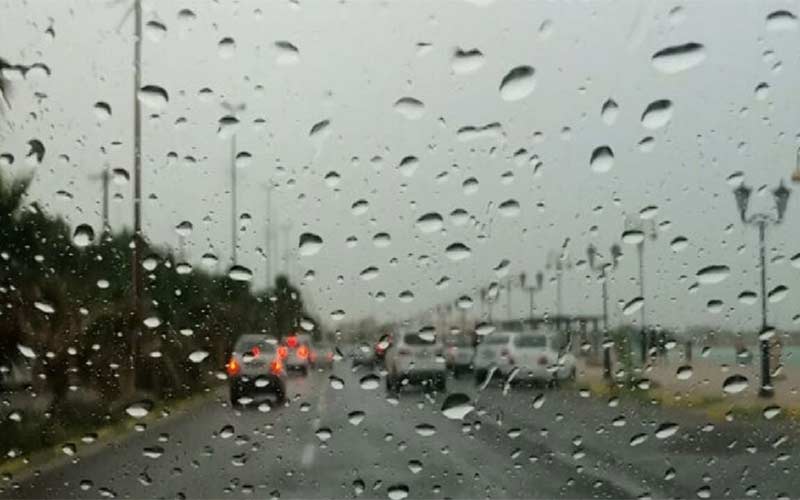 بارش باران در قزوین