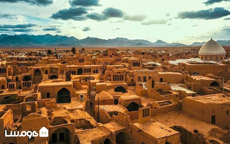 بافت تاریخی یزد در میان کویر و جزو جاهای دیدنی یزد