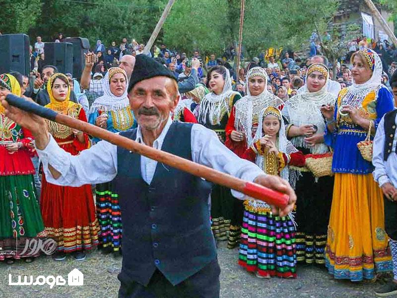 جشن سیزده شو گیلان در تیر و مشخص شدن مرز ایران و توران توسط آرش کمانگیر