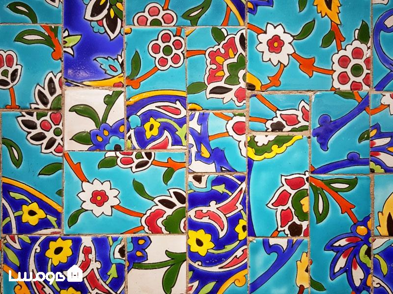 کاشی‌های هفت رنگ؛ یکی از بهترین سوغاتی‌های اصفهان
