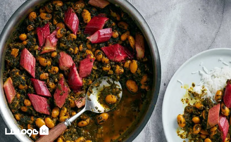 خورش ریواس - غذای کردی