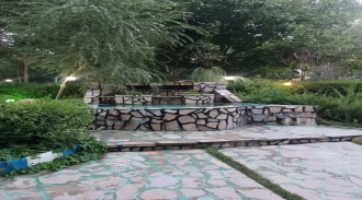 اجاره باغ ویلا استخر روباز آبسرد زنده رود