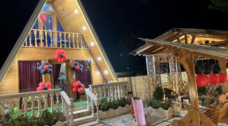 رزرو کلبه چوبی سوئیسی یک خوابه محدثه