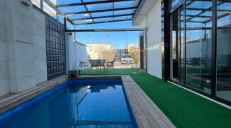 اجاره ویلا استخر دار سقف شیشه ای امین