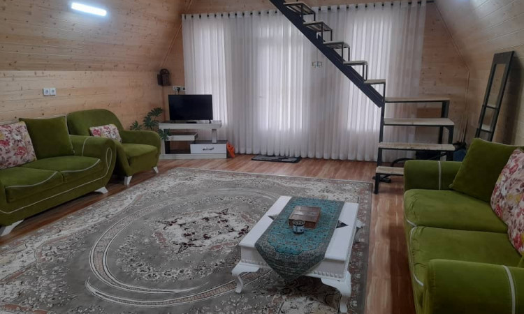 اجاره کلبه جنگلی سوادکوه با ویو دریاچه 2