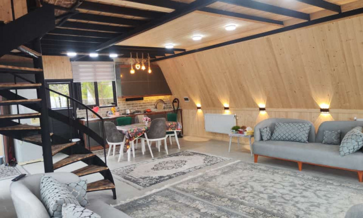 اجاره کلبه سوئیسی استخر روباز ابگرم ماسال