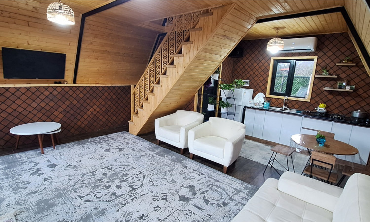 اجاره کلبه دوبلکس تک خواب جنگلی