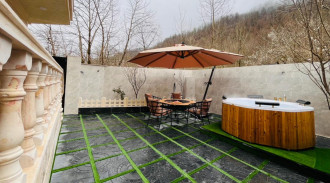 اجاره ویلا دوبلکس جکوزی چهار نفر روباز در دل طبیعت