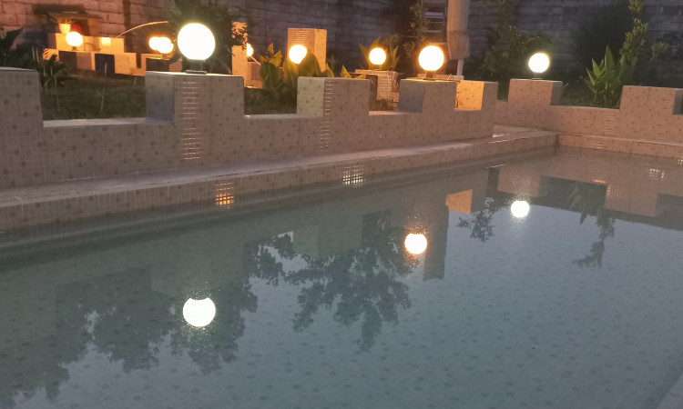 اجاره ویلا تک خواب استخر روباز آبسرد بهزاد