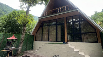 اجاره کلبه سوئیسی جکوزی‌دار جنگلی شالما 2