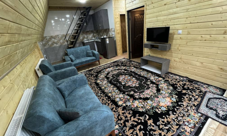 اجاره کلبه سوئیسی جکوزی‌دار جنگلی شالما 2