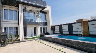 اجاره ویلا دوبلکس استخر روباز آبگرم قلعه رودخان