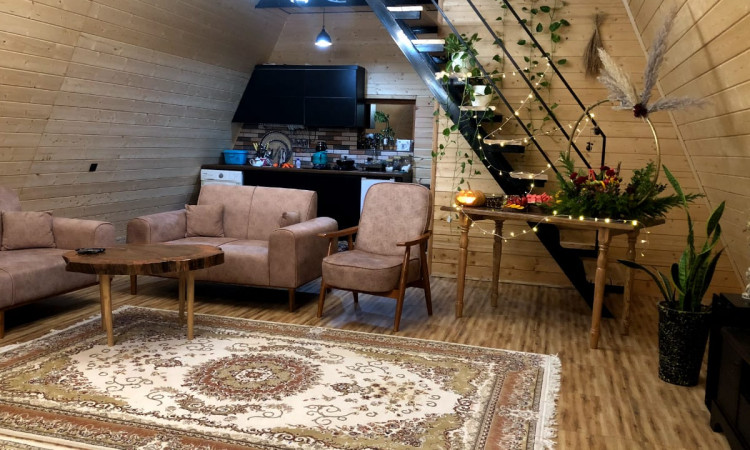 اجاره کلبه سوئیسی جنگلی نیکان