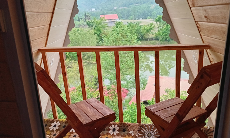اجاره کلبه سوئیسی جنگلی آسایش