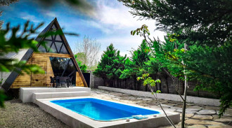 اجاره کلبه دوبلکس استخر آب گرم فوکا