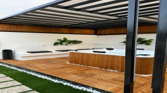 فيلا الفاخرة والأسود والبيض الفاخرة الفاخرة