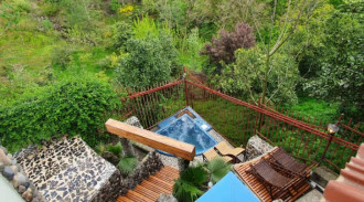 فيلا غابات في رامسار مع جاكوزي وسقف زجاجي