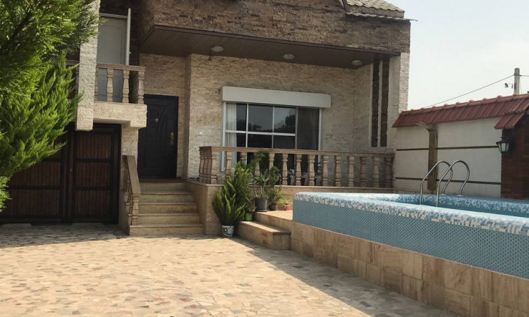 ویلا ساحلی استخر آب گرم فرح آباد ساری