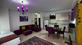 شقة أنيقة بغرفة نوم واحدة للإيجار في مدينة صدف