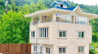 ویلا تریبلکس استخردارآبگرم با بیلیارد جنگل دالخانی