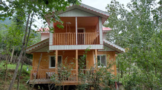 اجاره کلبه چوبی 3 خوابه دِموکرات ماسال