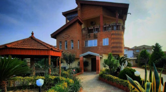 اجاره ویلا باغ بهشت ساحلی استخردار جکوزی 4 خواب مستر