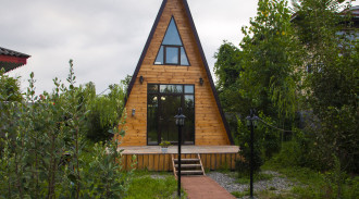 رزرو کلبه سوئیسی چوبی با تمام امکانات