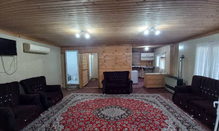 کلبه چوبی جنگلی طاسکوه (طبقه پایین واحد 5)