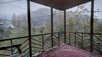 اجاره کلبه چوبی تکخوابه جنگلی ماسال