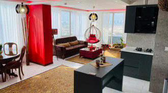 اجاره آپارتمان تک خوابه دهکده ساحلی سرو کیش