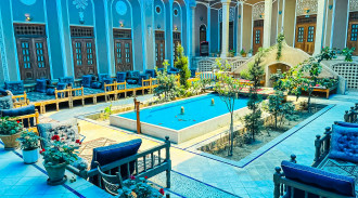 رزرو هتل 3 ستاره ممتاز دربار یزد(یک تخته)