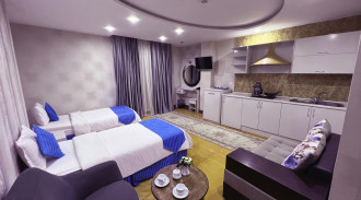 رزرو هتل سه ستاره عجم - یک خواب چهار تخته - 2