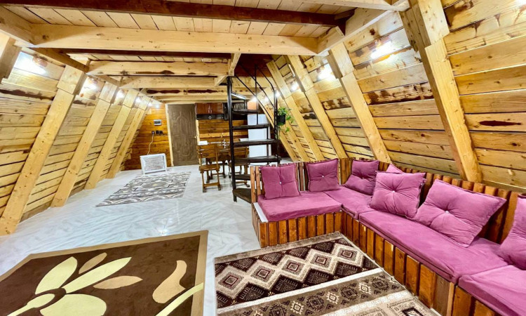 اجاره کلبه سوئیسی چوبی دو خواب