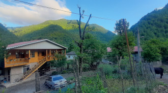 اجاره کلبه چوبی 60 متری دوخوابه1 گل تاج شالما