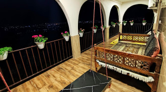 دو‌خوابه تراس بزرگ جنگلی فیروزجا