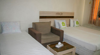 حجز فندق جوادية نجمتين ( 3 غرف , 4 أسرة ) إقامة كاملة