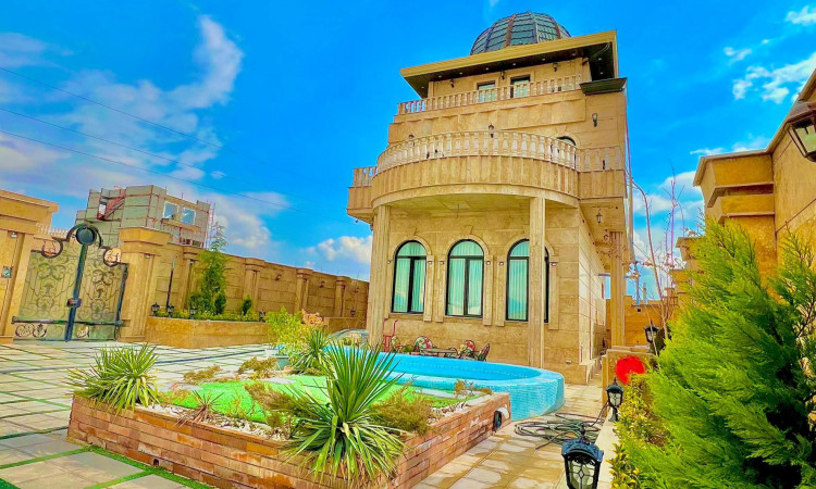 اجاره عمارت 4 خوابه استخر آبگرم روباز چهار فصل