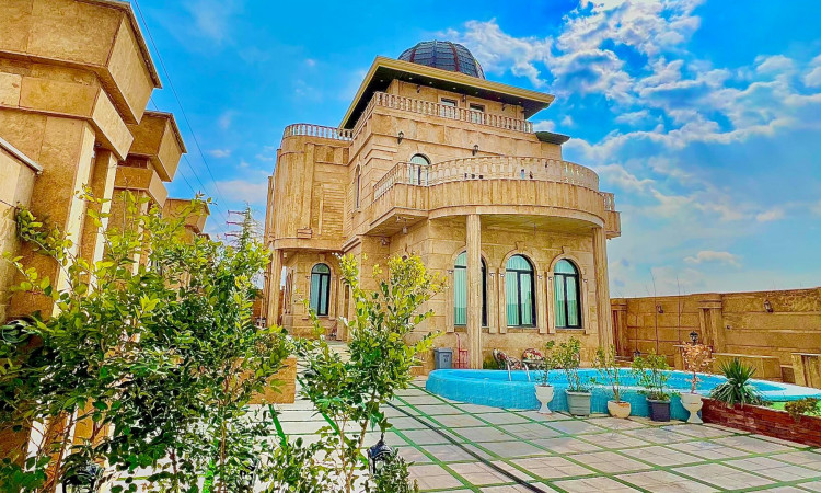 اجاره عمارت 4 خوابه استخر آبگرم روباز چهار فصل