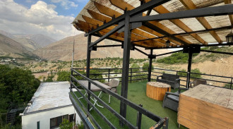 اجاره ویلا کوهستانی استخر آب‌گرم بدون همسایه بالای کوه