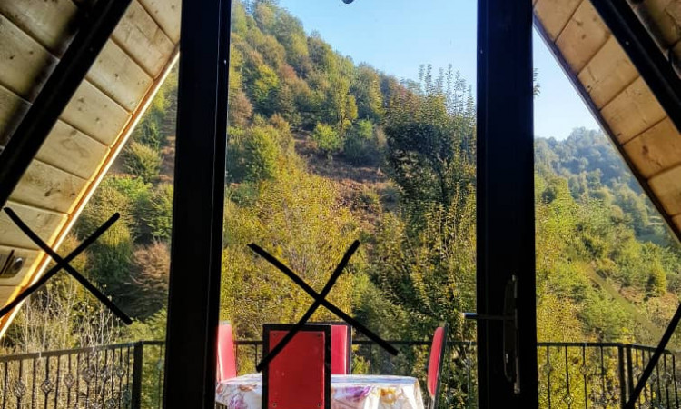 کلبه چوبی جنگلی سوئیسی