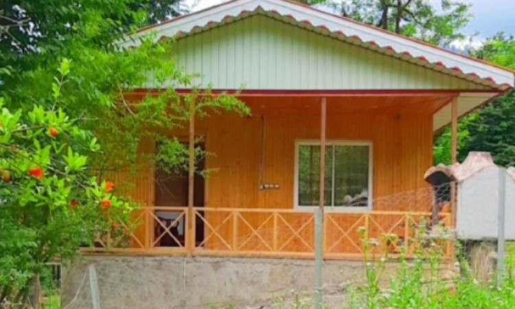 کلبه چوبی جنگلی سوئیسی