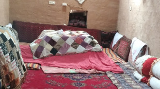 رزرو اتاق کاهگلی بزرگ خانه باغ